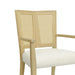 Mid-Century Modern ARM Dining Chair Set of 2 with Rattan Backrest Default -DTYStore