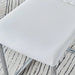 Modern Dining Chairs with Faux Leather Padded Seat and Metal Legs in White, Set of 4 Default -DTYStore