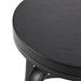 Modern Industrial Counter Stool Set with Swivel Function in Black Wood and Metal, 24.25 Inches Default -DTYStore
