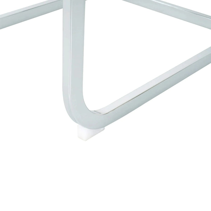 Modern PU dining chair living room chair upholstered chair, electroplated metal legs design, kitchen, living room, bedroom, dining room side chair (Set of 2) Default -DTYStore