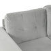 Modern Sectional Sofa with Storage Ottoman, L-Shape Couch with 2 Pillows and Cup Holders, Gray Velvet, 105 inch Default -DTYStore
