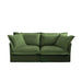 Modern Slipcovered Sofa Couch for Living Room, Chenille Deep Seat with Detachable Cover Green -DTYStore
