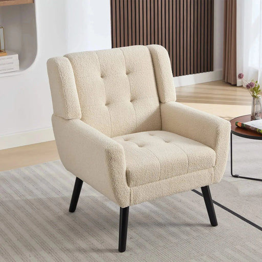 Modern Soft Ergonomic Accent Chair Living Room Bedroom Home Chair for Indoor Use -DTYStore