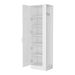 Nampa Storage Cabinet, Single Door, Broom Hangers ,White Default -DTYStore