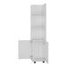 Nampa Storage Cabinet, Single Door, Broom Hangers ,White Default -DTYStore