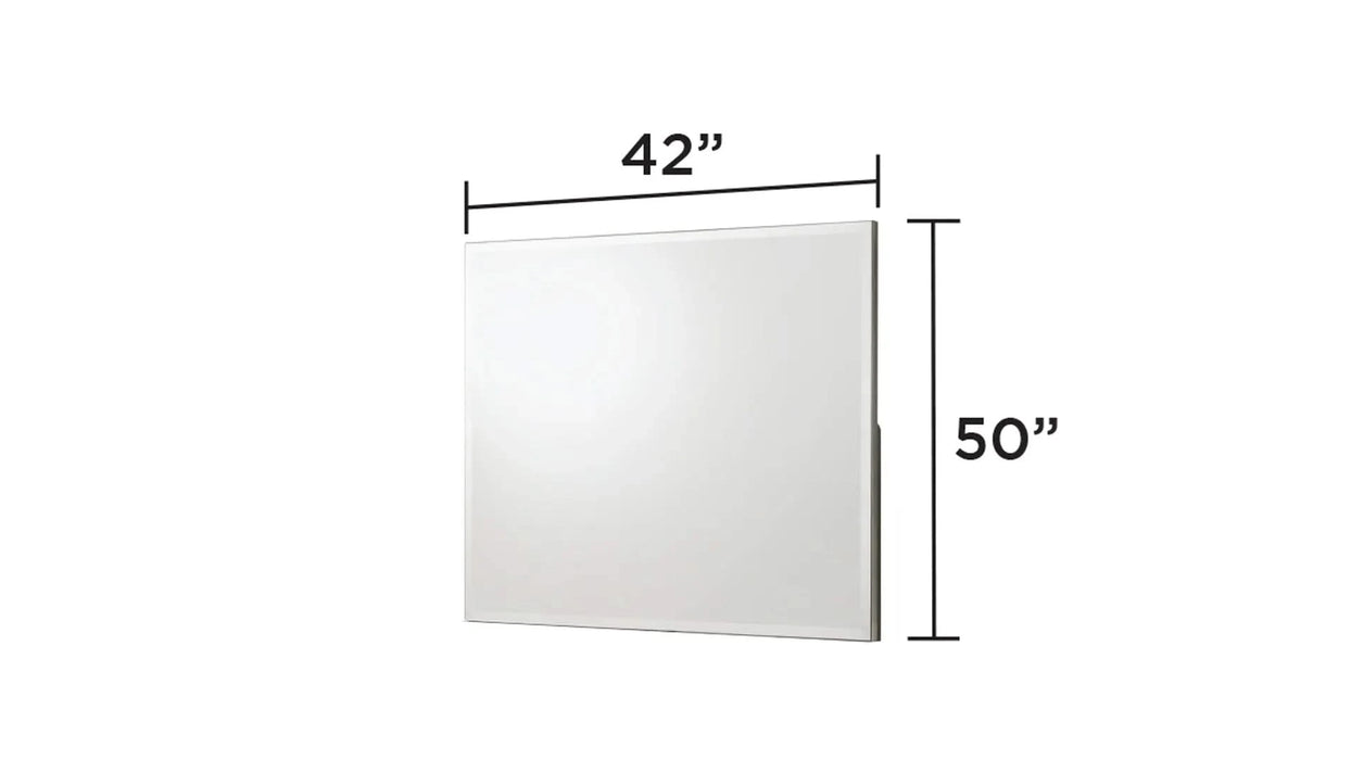 Olivia Contemporary Style 4 Pc Full Bedroom Set with LED Headboard Made with Wood in White (NJ Inventory) Default -DTYStore