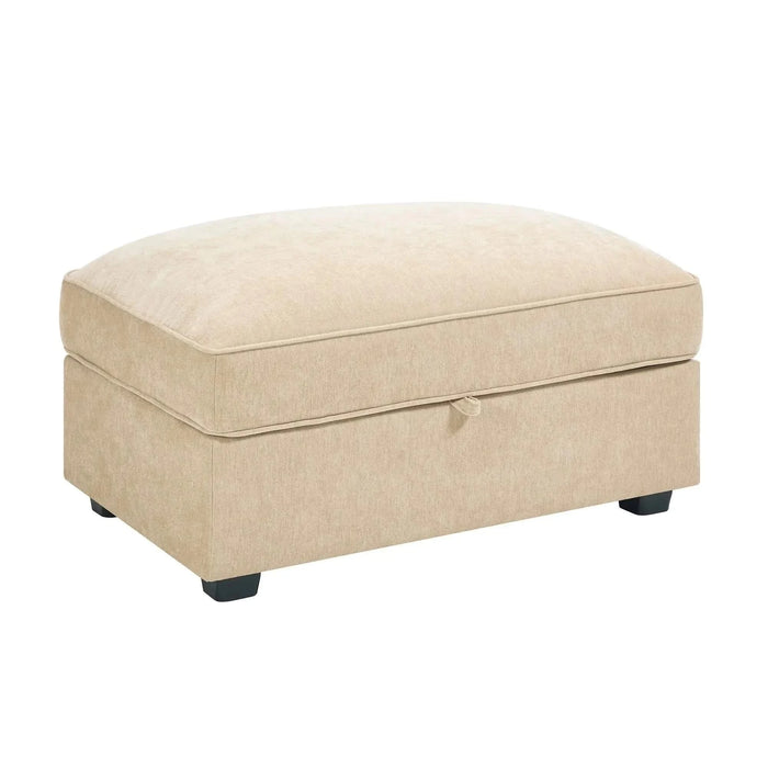 Ottoman - chenille Wheat -DTYStore