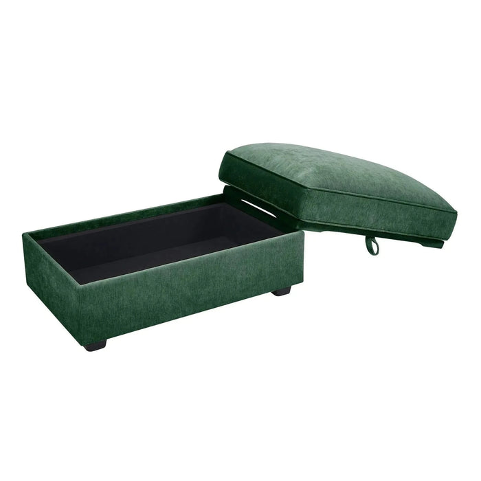 Ottoman - chenille Green -DTYStore