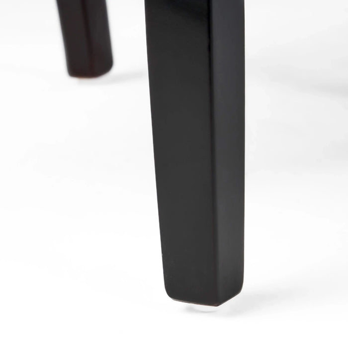 PERTICA KD Dining Chair Set of 2 Blue Fabric Upholstered Armless Chairs Default -DTYStore