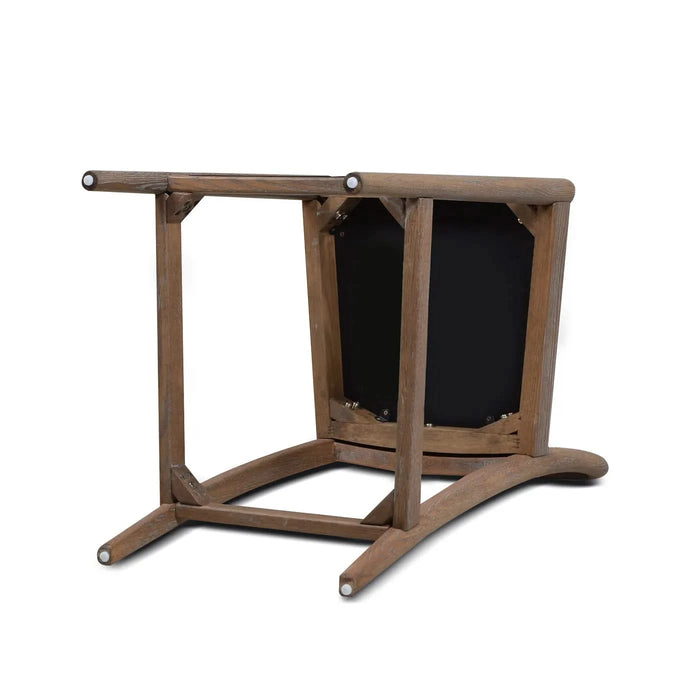 Panama 26.5' Curved Back Cane Rattan Counter Stool, Set of 2, Ivory White Boucle Default -DTYStore