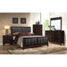 Pocatello Cappuccino 5-piece Eastern King Bedroom Set Default -DTYStore