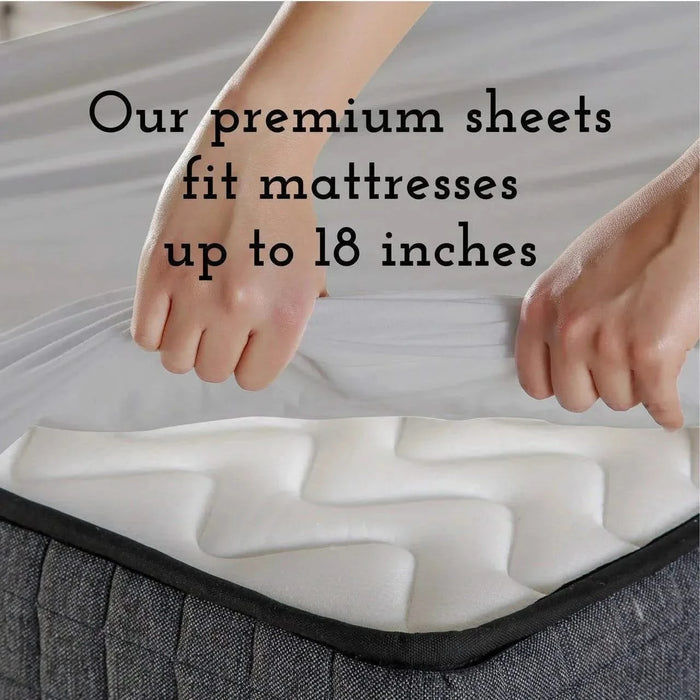 Premium 100% TENCEL® Lyocell 4-Piece Sheet Set -DTYStore