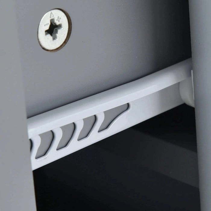 Rolling Mobile Kitchen Island with Solid Wood Top and Locking Wheels,52.7 Inch Width,Storage Cabinet and Drop Leaf Breakfast Bar,Spice Rack, Towel Rack & Drawer (Grey Blue) Default -DTYStore