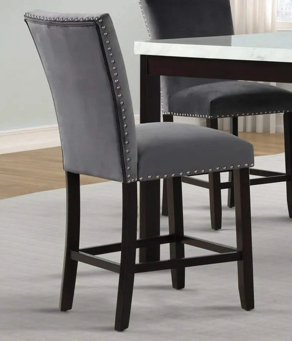 Sapphire 5pc Pub - Grey Stools Default -DTYStore