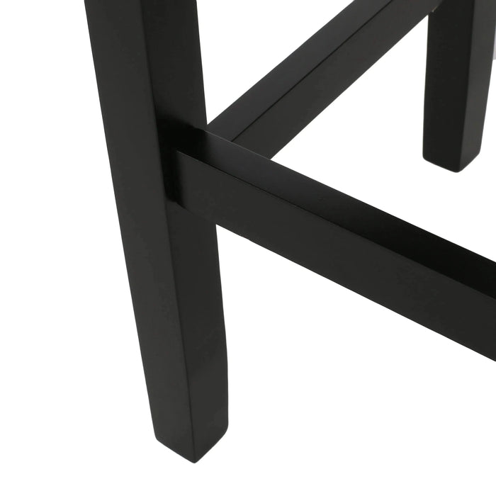 Set of 2, 26.75' Backless Fabric Counter Height Barstool, Beige Default -DTYStore