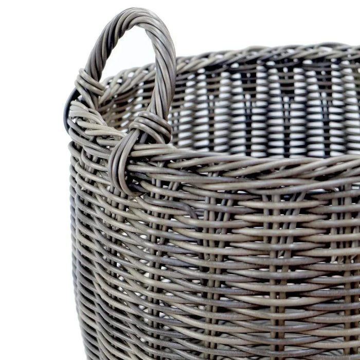 Set of 2 CATLEZA 13-inch and 16.5-inch Wicker Baskets -DTYStore