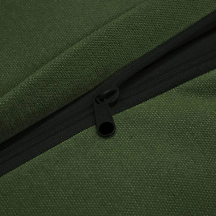 Set of 2 Slipcovered Armchairs - Deep Seat Accent Chairs with Large Soft Pillows Cream Corduroy -DTYStore