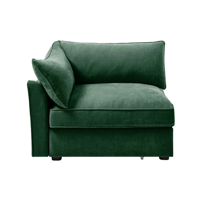 Sofa LSF Velvet-Green Default -DTYStore