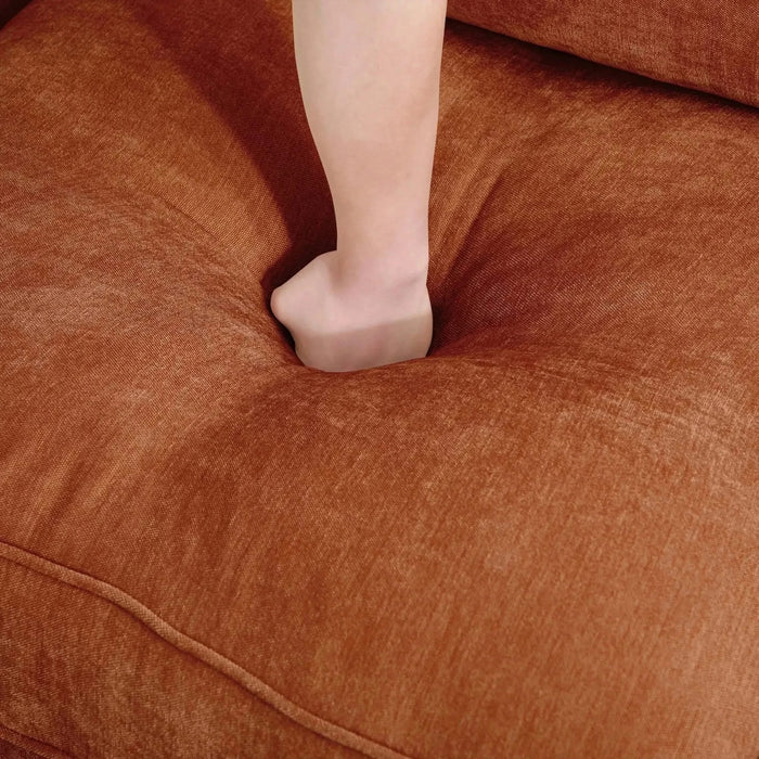 Sofa RSF Velvet Orange -DTYStore