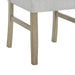Tabitha Set of 2 Light Oak Finish Dining Side Chairs with Light Gray Fabric Default -DTYStore