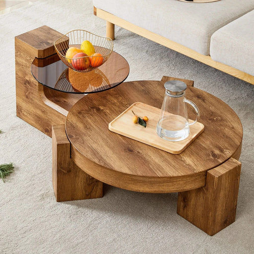 The detachable double-decker coffee table, the stylish design is more precious, and the detachable design can make the use of space more flexible and suitable for various scenes. Default -DTYStore