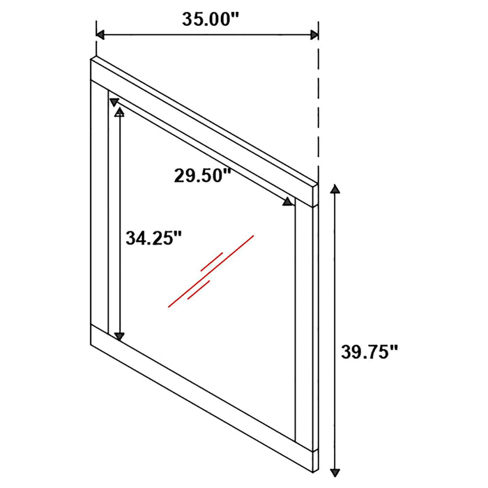 Tokyo White 6-piece Platform Bedroom Set with 2 Nightstands Default -DTYStore