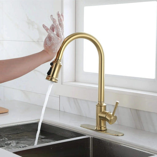 Touch Kitchen Faucet with Pull Down Sprayer Default -DTYStore