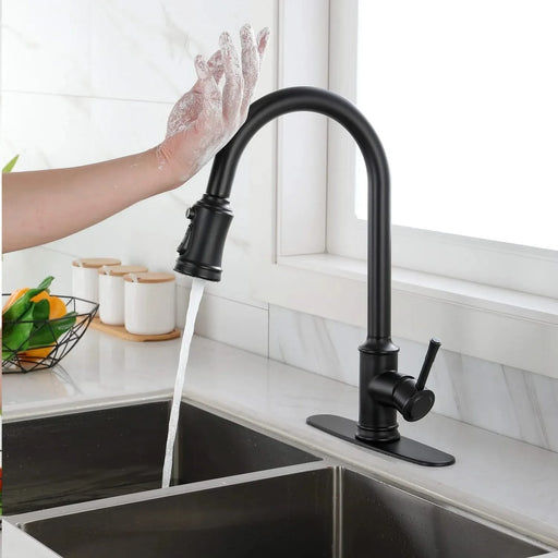 Touch Kitchen Faucet with Pull Down Sprayer Default -DTYStore