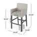Upholstered 30.5 inch Counter Stools - Light Gray/Gray Default -DTYStore