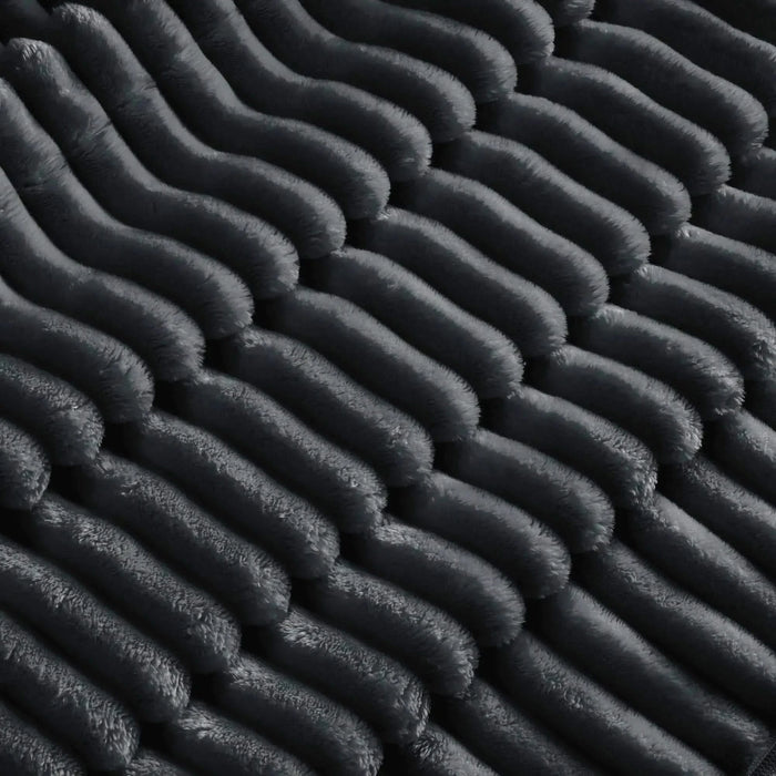 Upholstered Slipcovered Armchair with Ottoman, Deep Seat Armchair W/ Wide Ottoman for Living Room, Armchair Sets with Large Soft Pillows(Set of 2)Corduroy Fabric Gray -DTYStore