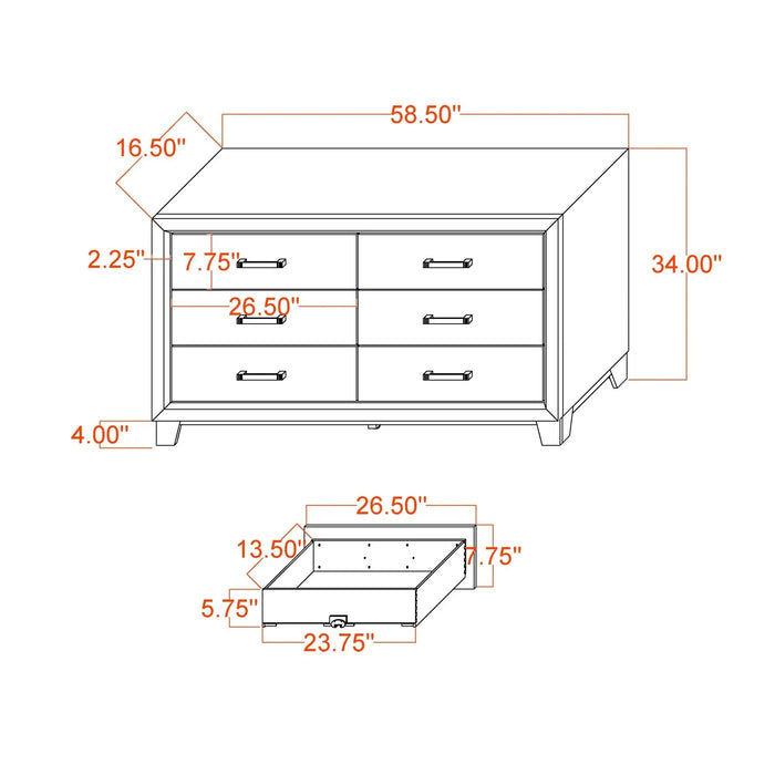 Urban Farmhouse King Size Bed with Bookcase, Dark Gray and Black, Solid Wood and MDF Default -DTYStore