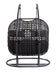 Vasant Fabric & Wicker Hanging Chair Default -DTYStore