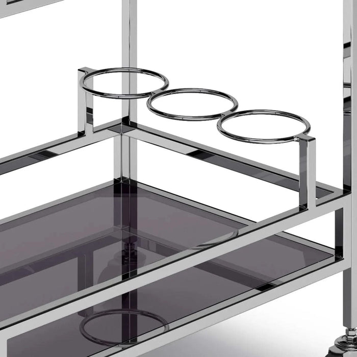 Watts - 26' Bar Cart - Chrome Default -DTYStore