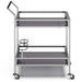 Watts - 26' Bar Cart - Chrome Default -DTYStore