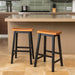Wood 29' SADDLE STOOL Default -DTYStore