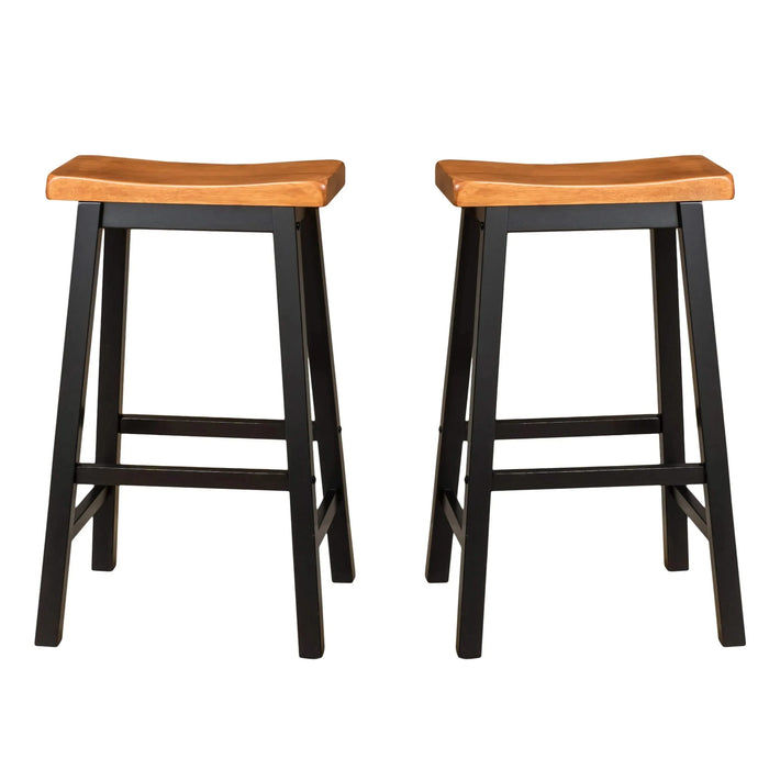 Wood 29' SADDLE STOOL Default -DTYStore