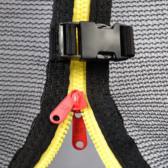 YC 12FT trampoline Pumpkin- Black Red Default -DTYStore