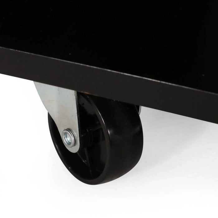 Yohaan Contemporary Kitchen Cart with Wheels Default -DTYStore