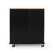 Yohaan Contemporary Kitchen Cart with Wheels Default -DTYStore