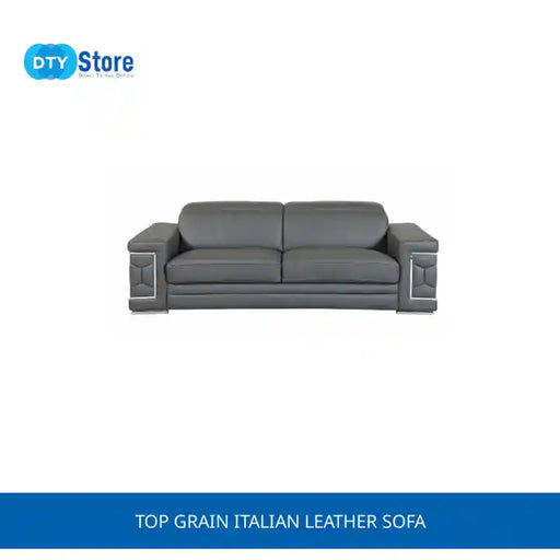 Top Grain Italian Leather Sofa by@Outfy