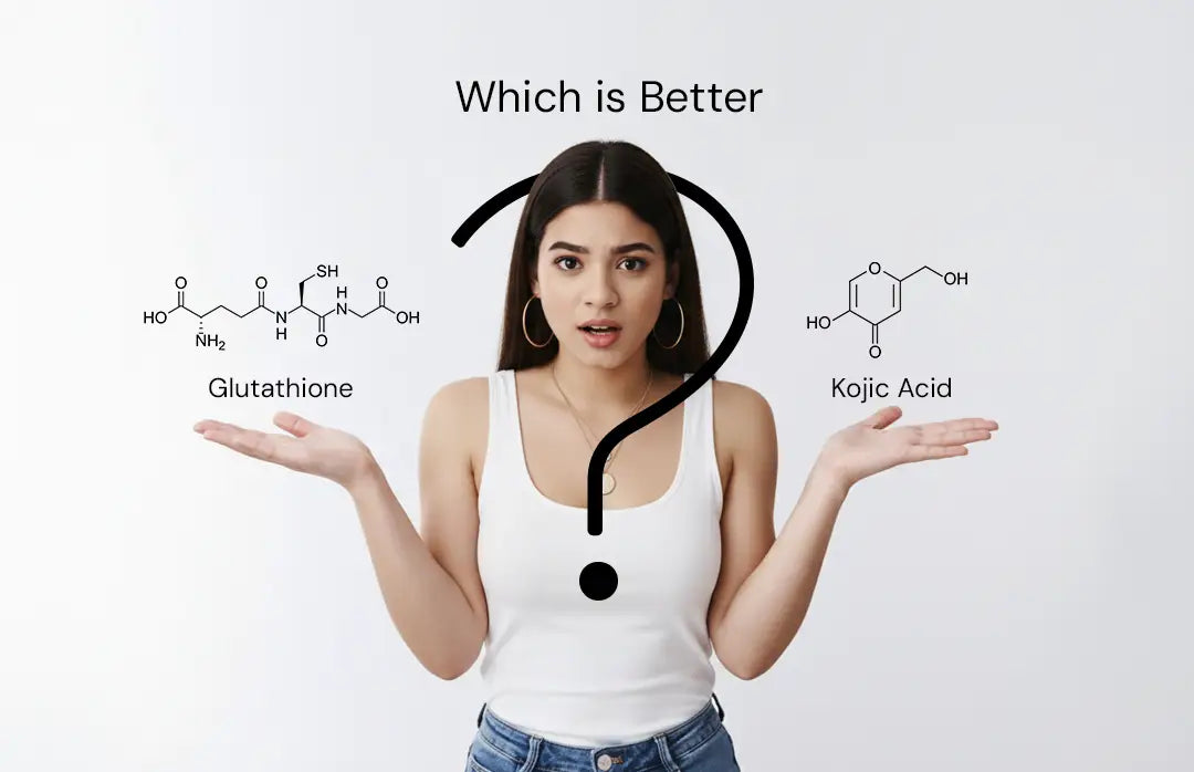 Glutathione vs Kojic Acid - Which is Better for Skin? | Glutone Glutathione vs Kojic Acid - Which is Better for Skin? | Glutone