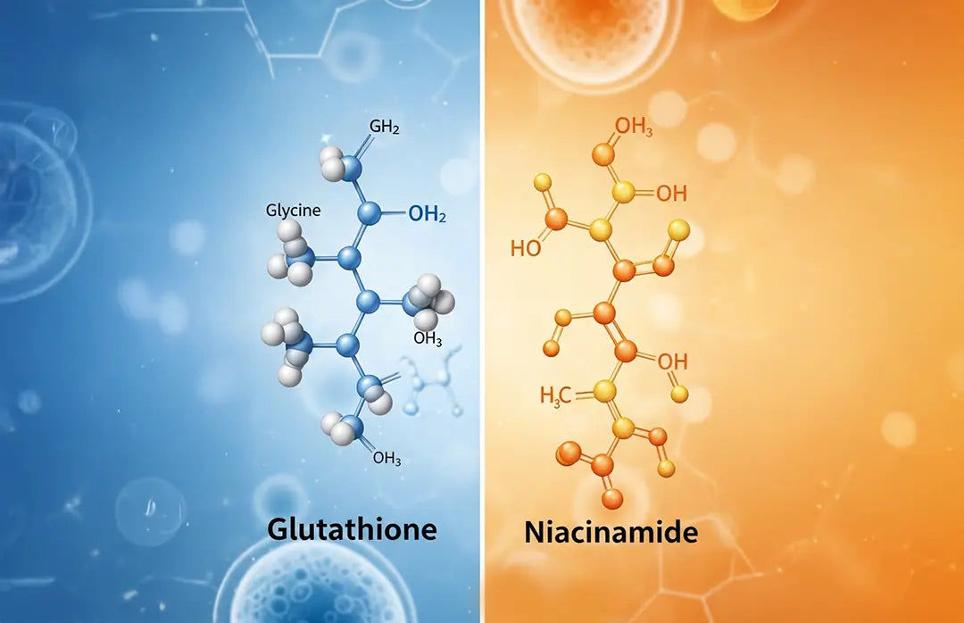 Glutathione vs Niacinamide: Which Is Best for Glowing Skin? Glutathione vs Niacinamide: Which Is Best for Glowing Skin?