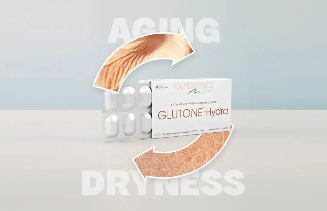 glutathione y age Preventing Aging and Dryness with Glutone-Hydra Supplement Pd Vars Liposomal SIZE:150G Transferase
