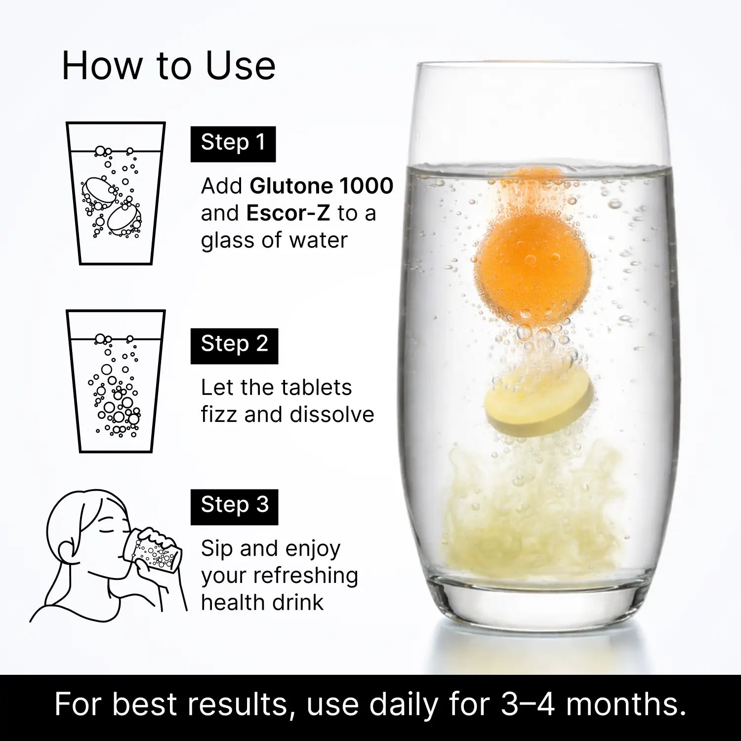 Glutone 1000 + Escor-Z Lime 