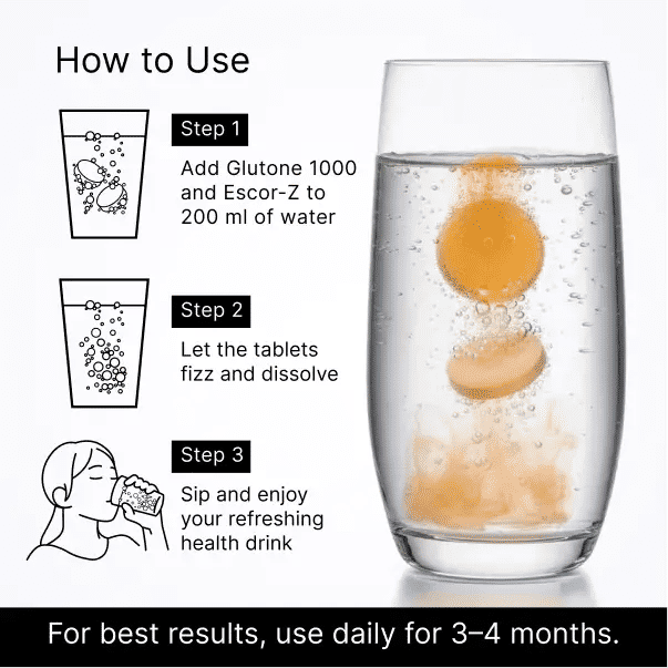 Glutone 1000 + Escor-Z Orange 