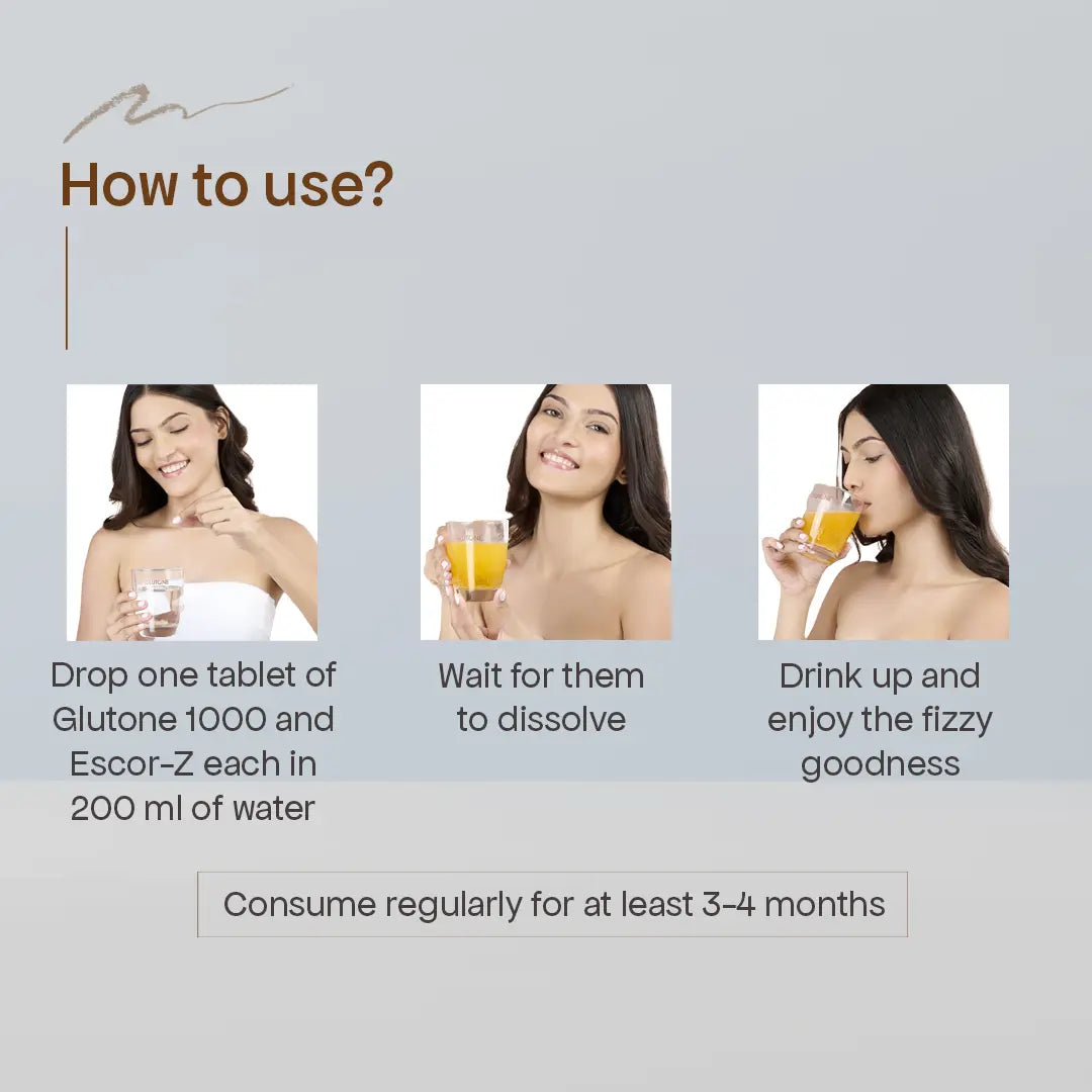 Glutone 1000 + Escor-Z (Lime & Lemon)