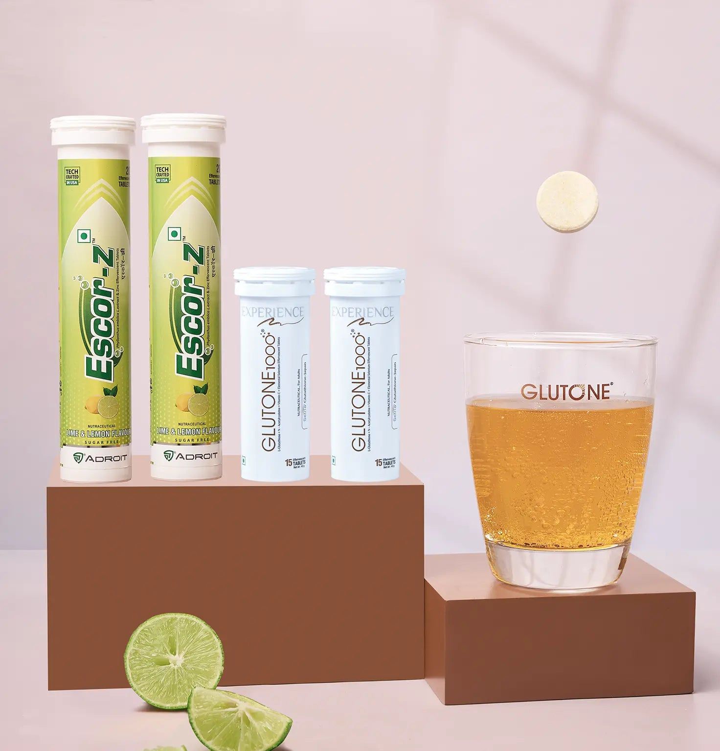 Glutone 1000 + Escor-Z (Lime & Lemon)