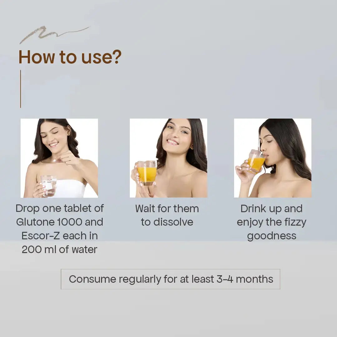 Glutone 1000 + Escor-Z (Lime & Lemon)