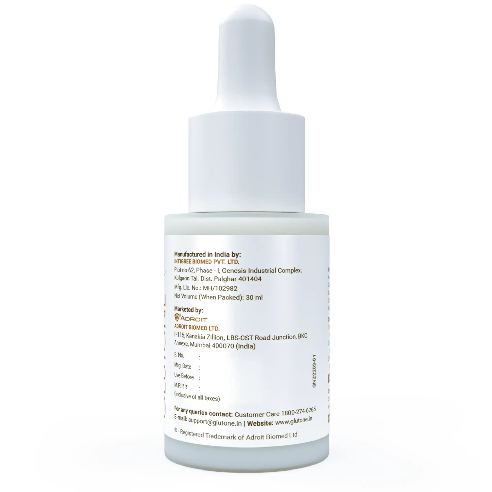 Glutone 10% Niacinamide + 1% Zinc Serum 