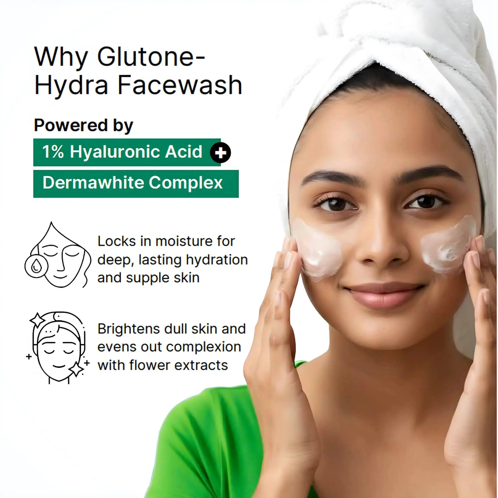 Glutone-Hydra Facewash 